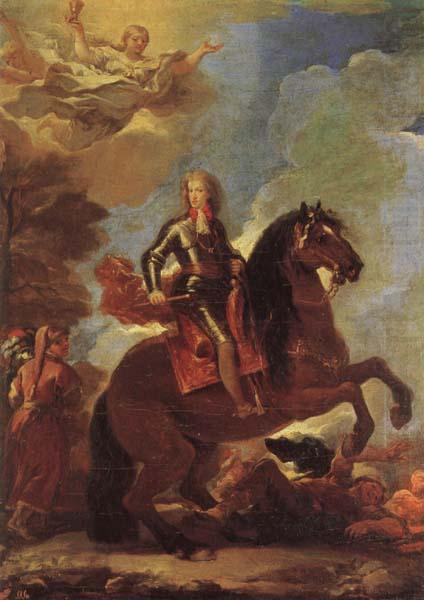 Luca Giordano Equestrian Portrait of Charles II china oil painting image